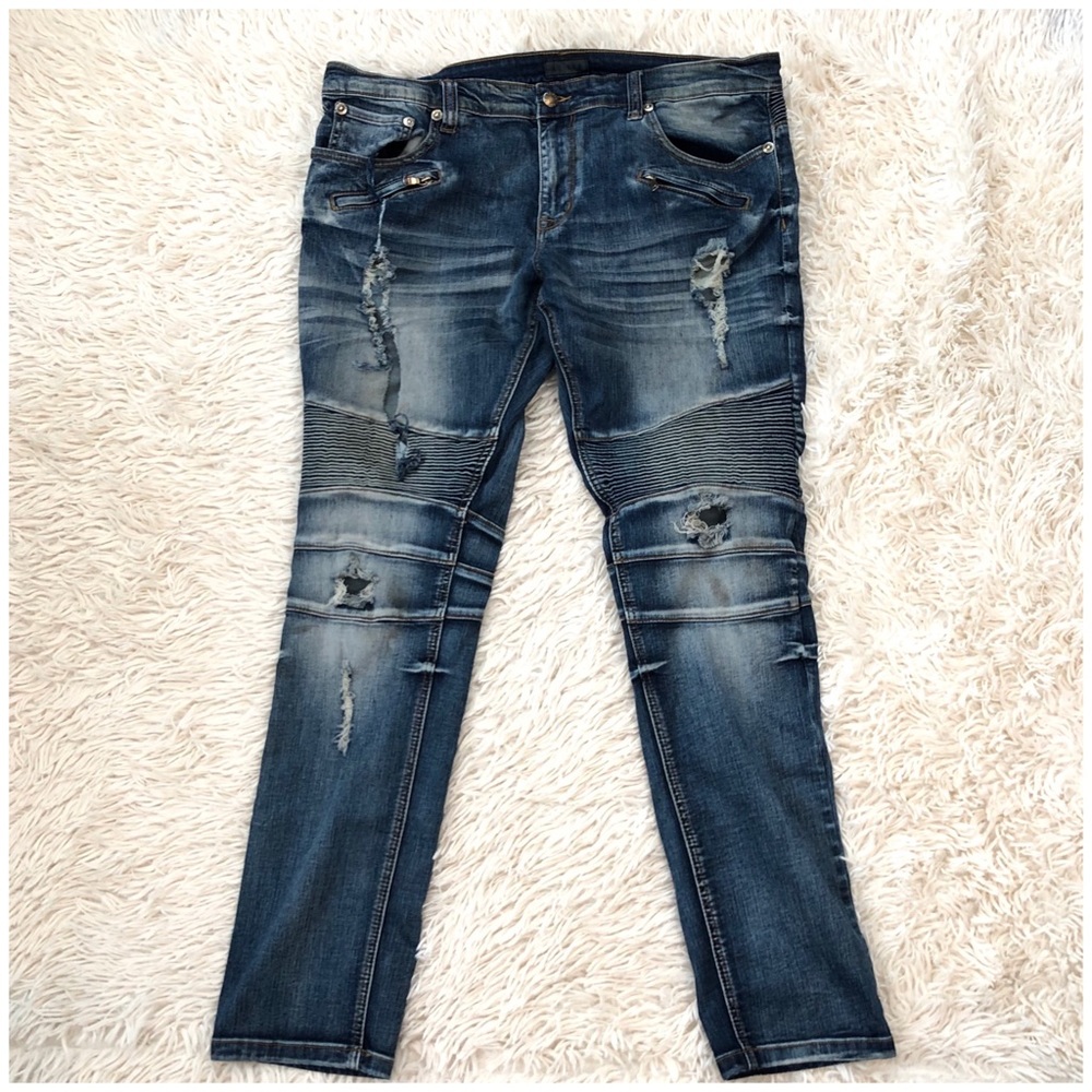 Men’s Edison ripped/destroyed jeans